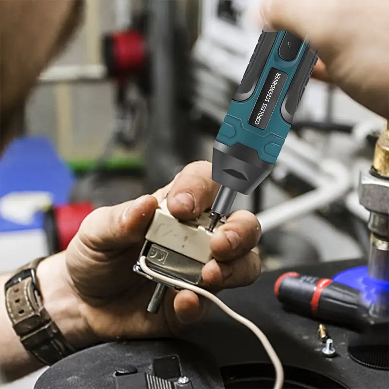 6v electric screwdriver 105pcs set multi function torque Temu