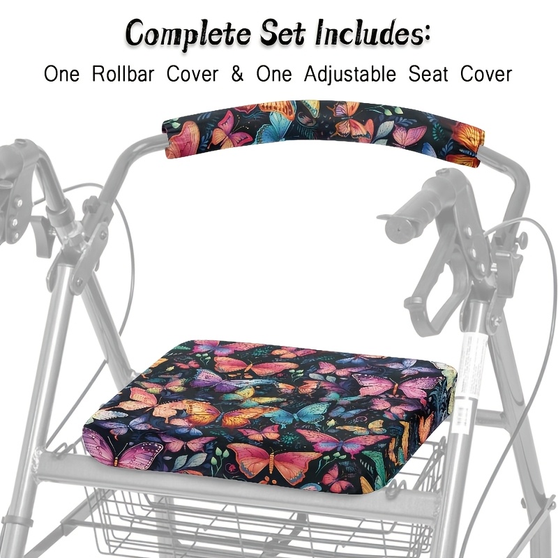 TEMU Rollator Walker Accessories Seat Cover Pattern Walker Seat Covers For Ladies Universal Rollator Walker Seat And Backrest Covers Washable Walkers TEMU Rollator Walker Accessories Seat Cover Pattern Walker Seat Covers For Ladies Universal Rollator Walker Seat And Backrest Covers Washable Walkers