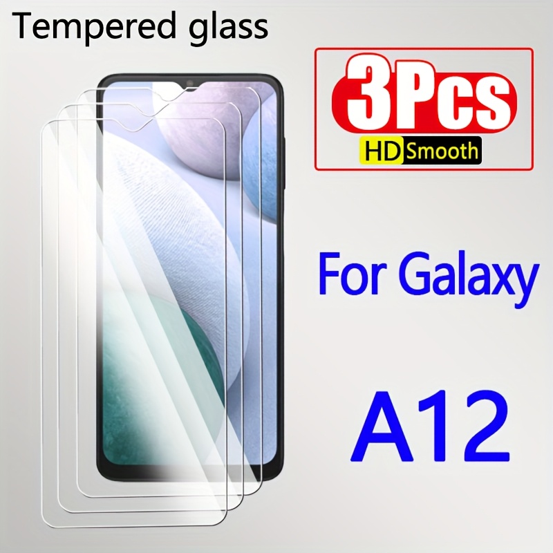 3 popolnoma lepljivega kaljenega stekla, visoka ločljivost in odpornost proti praskam, enostavna uporaba, primerno za for Galaxy A12