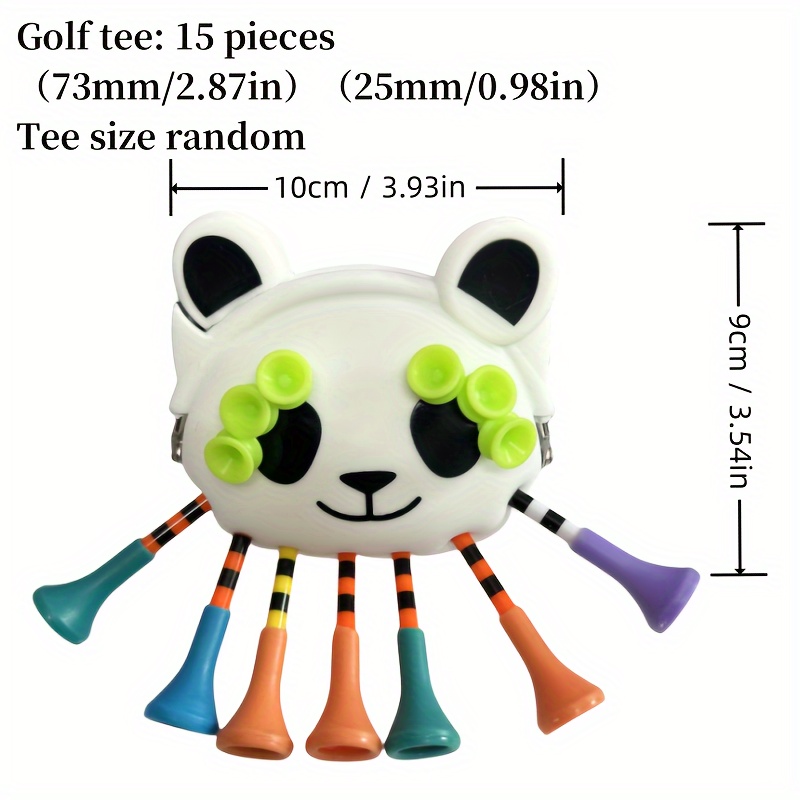 Image of Golf Tees Golf Tees Storage Bag Golf Storage Golf Gifts Golf Additions Golf Bag Pendant, Golf Storage Bag Can Store Golf Additions Including Ball Tee Ball Tee Size And Color Are Random