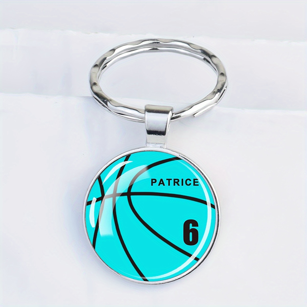 Portachiavi A Forma Di Pallone Da Basket In Lega – Ciondolo Sportivo 8,7 Cm Per Appassionati Di Basket, Regalo Per Uomini, Donne E Ragazzi