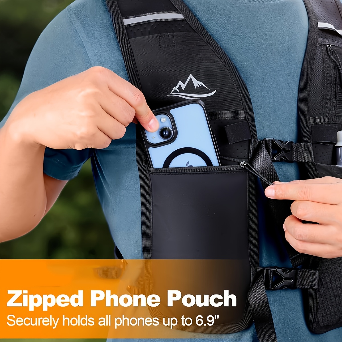 Unisex Running Vest - Kantong Ponsel