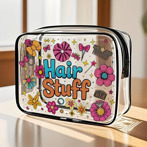 1pc transparent zippered tote storage bag toiletry bag lightweight travel bag with cable management clear toiletry charger case for tech devices daily use easy clean zipper closure modern designed for professionals