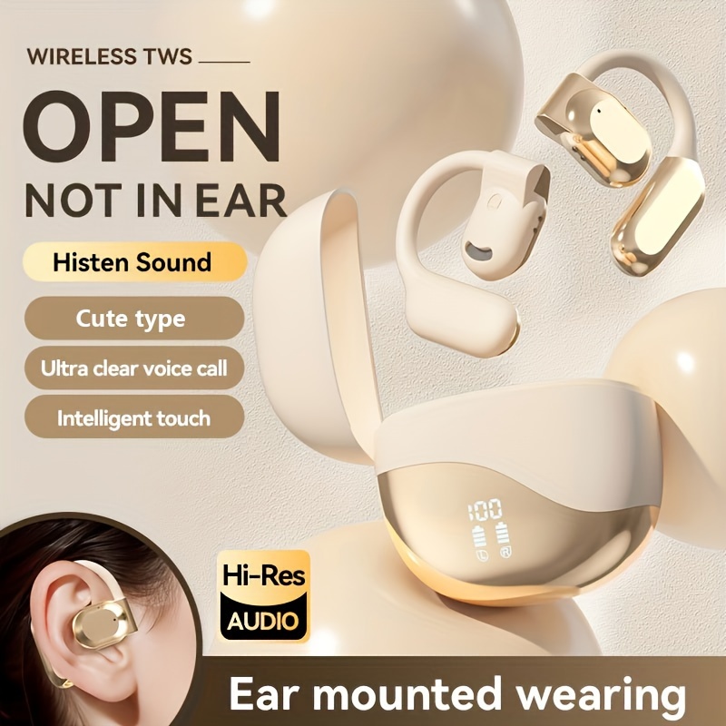 

Ear Hanging Comfortable And Seamless Wireless Earphones That Do Not Enter The Ear, With Ultra Long Battery Life Suitable For Both Men And Women, Ios And Android