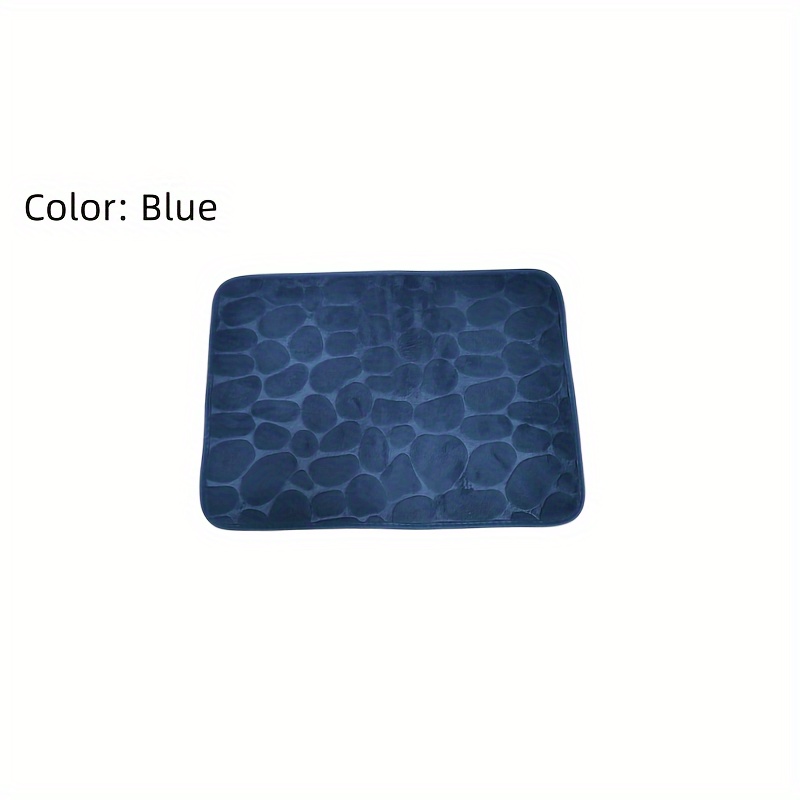 ultra   dry memory foam bath mat with non slip backing machine washable comfortable shower rug for home commercial use details 8