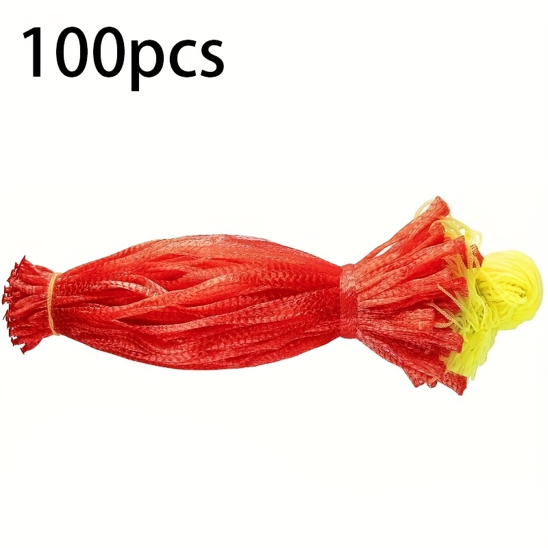 100/200pcs Reusable Watermelon & Melon Hanging Nets - Durable Pp Plastic Mesh Hammocks With Tied Design For , Garden Produce, , , Prevent Rot & Animal Damage