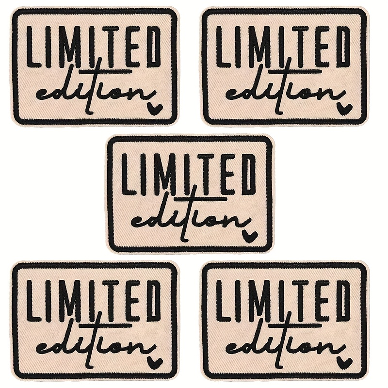 E-shop 5/10 Stück Neue Kreative Edition Englische Stickerei Stoff Aufkleber Kleidung, Schuhe, Hüte, Stickerei Patch Aufkleber Bügeln Oder Nähen