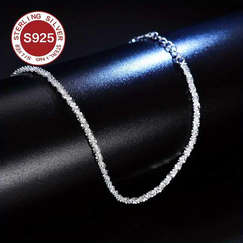 

Bracelet Élégant en Argent Sterling 925 - Hypoallergénique, Design avec Boîte Cadeau - pour & les Spéciales