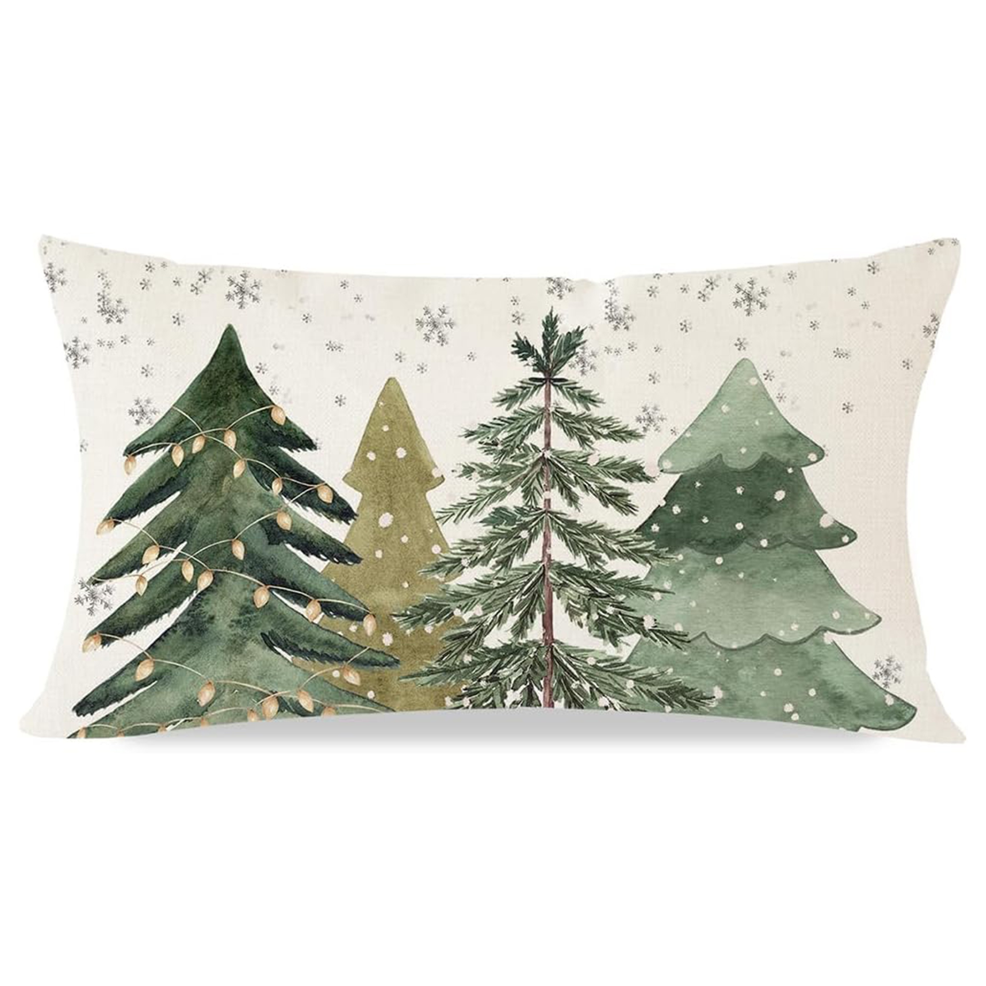 

Christmas Tree 12x20 - Lumbar For & Decor, Zip , Washable ( Not Included)