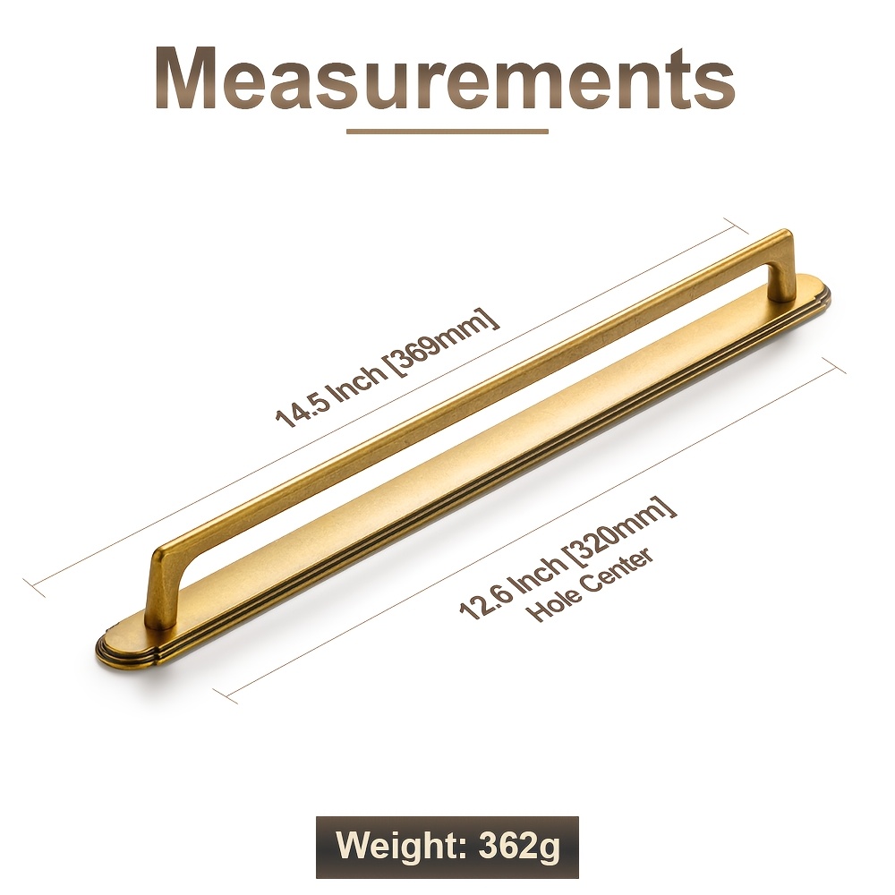 2pcs Set, Cabinet Bar Pulls With Backplate Vintage Drawer Handles Closet Classic Kitchen Improvement Hardware. Suitable For Wardrobes, Cabinets, Dressing Tables, With Installation Screws Included