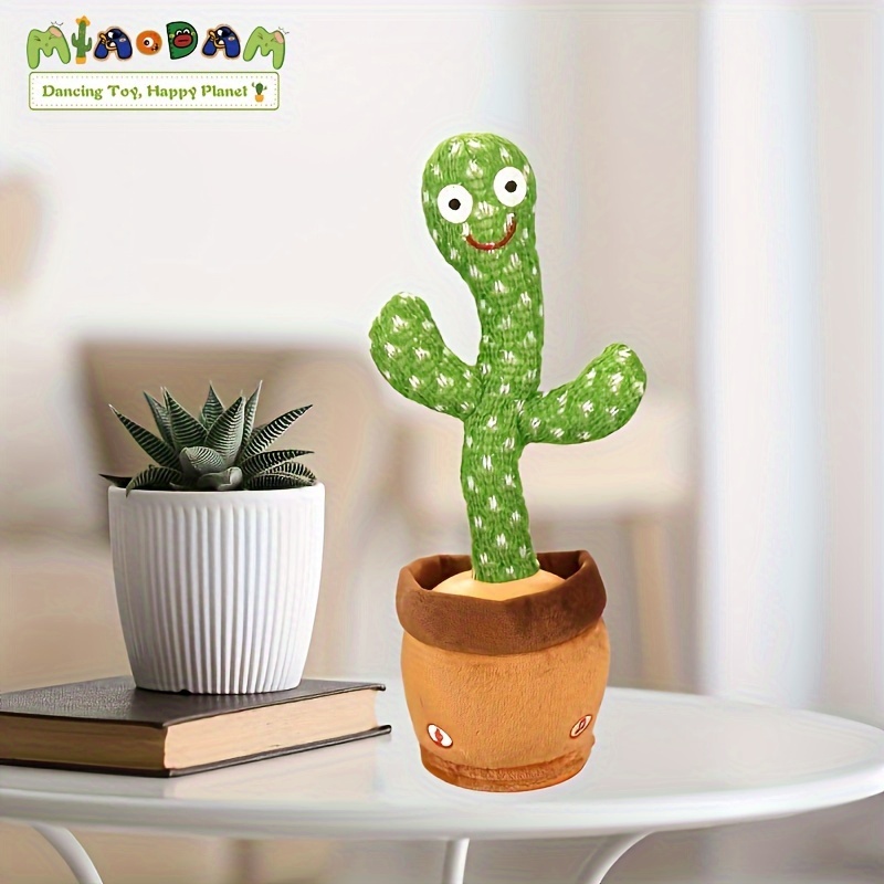 

1pc Dancing Cactus Toy Talking, Talking, Singing, Dancing Cactus Toy For Birthday Gifts/holiday Gifts/home Decor (without Batteries)