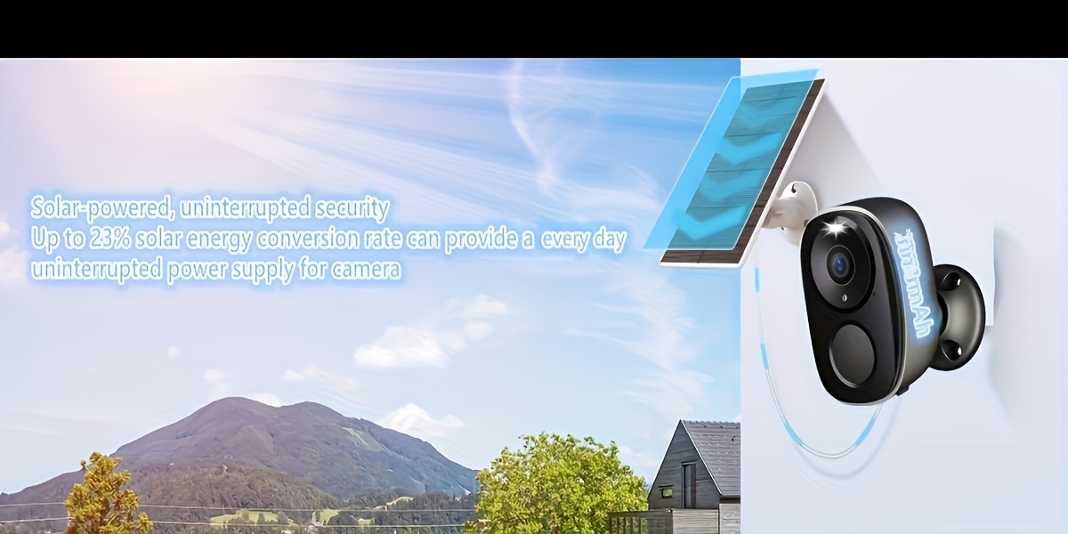 4 Pack AntCctv Security Cameras Wireless Outdoor | 4pcs Solar Powered WiFi Cameras with Color Night Vision, AI Motion Detection, Works with Alexa, 3MP Resolution