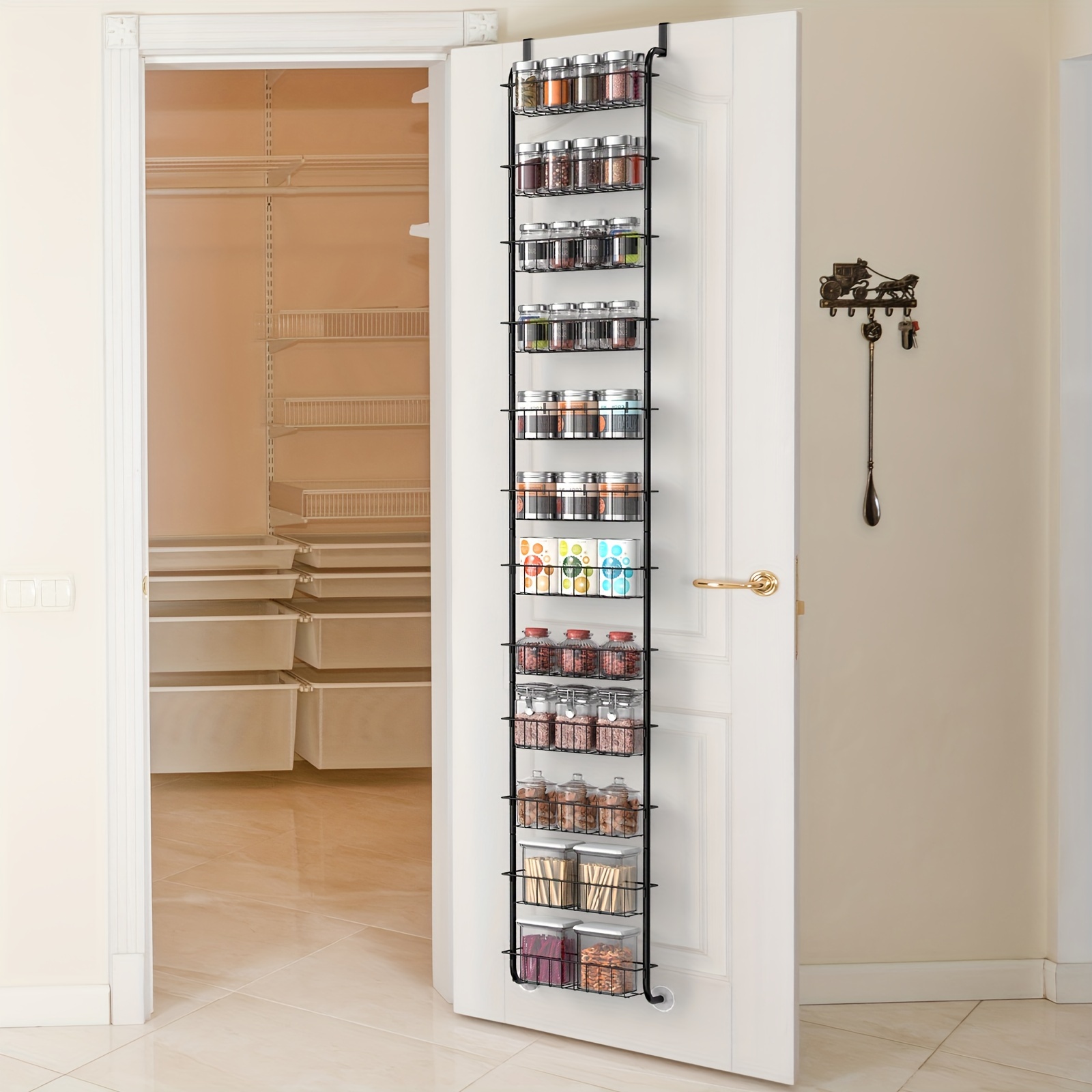 Spice Rack Laundry Room Door Organizer Elfa Container Store Over