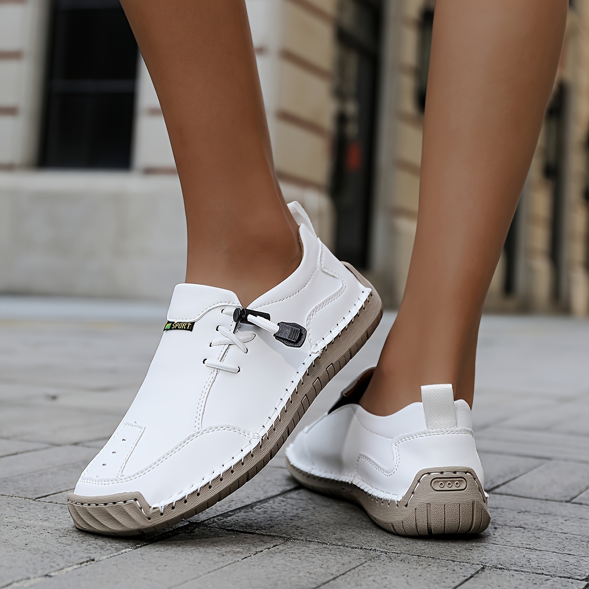 Couple's Wide Fit Sneakers, Comfortable Roomy Toe Box Shoes