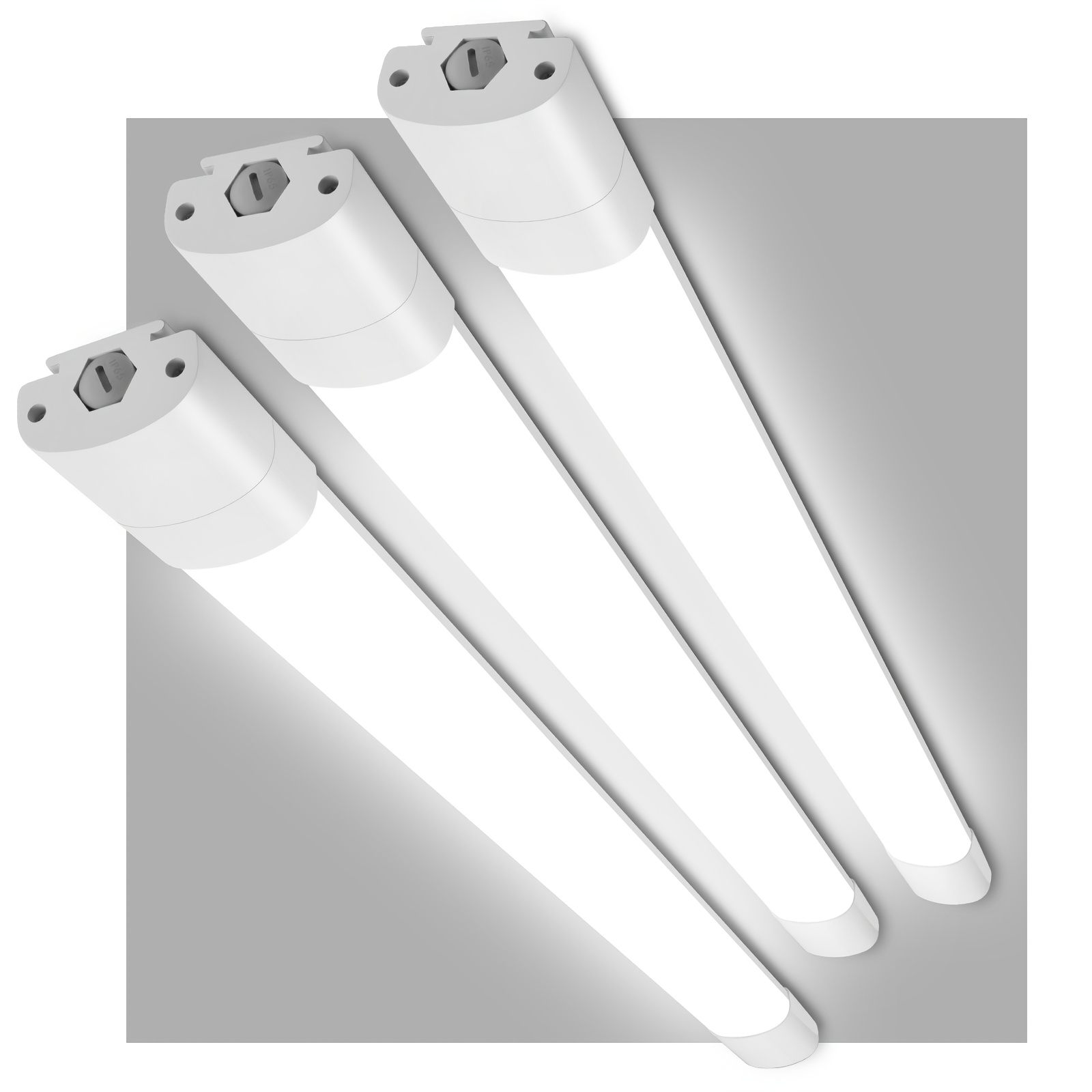 3pcs 60cm Led Tubes, Ceiling Light, Bright And Energy- Ceiling Light, 20w 4000k , Suitable For Kitchen/balcony/basement And