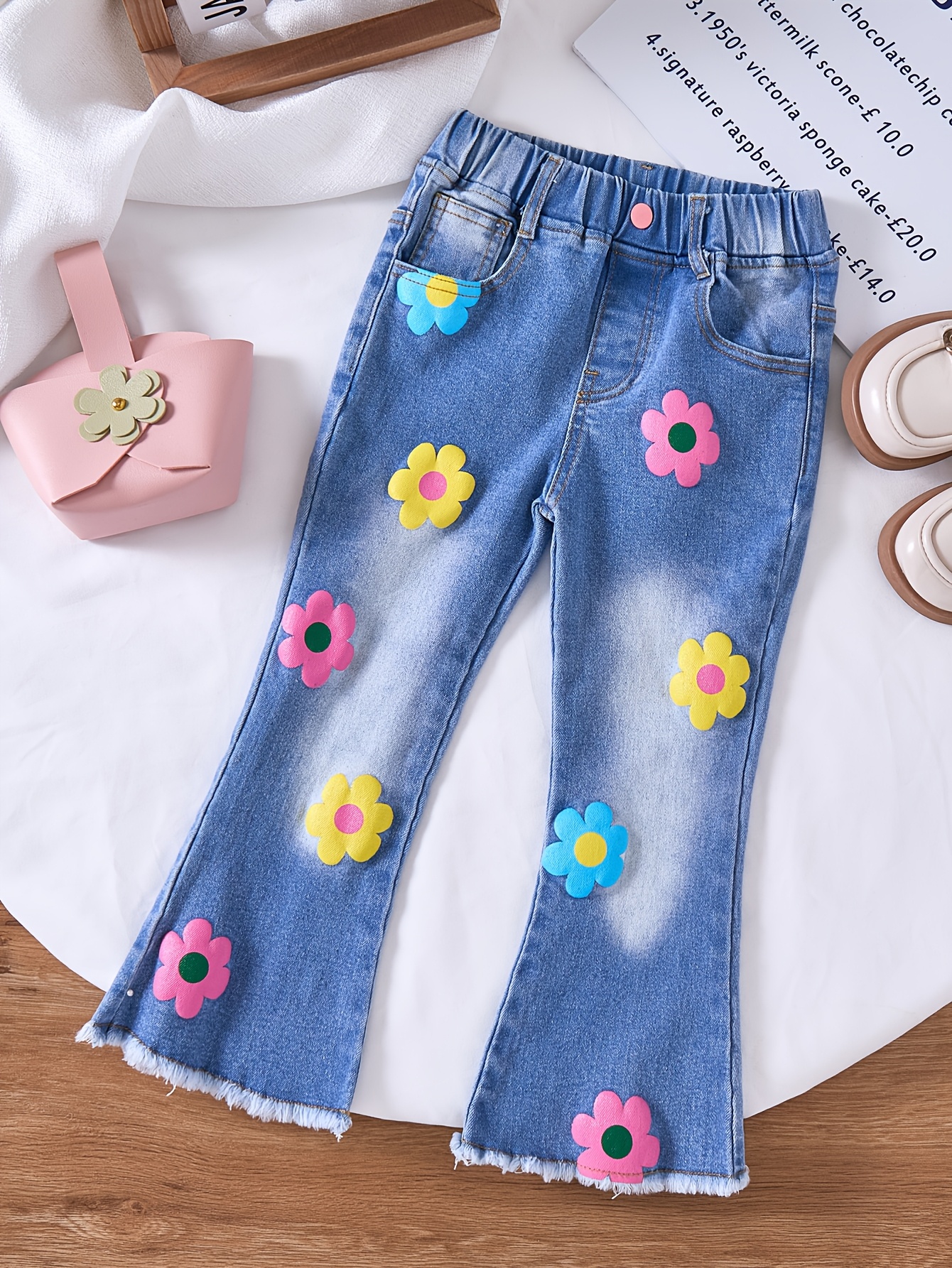 Pantalones Acampanados Para Ninas