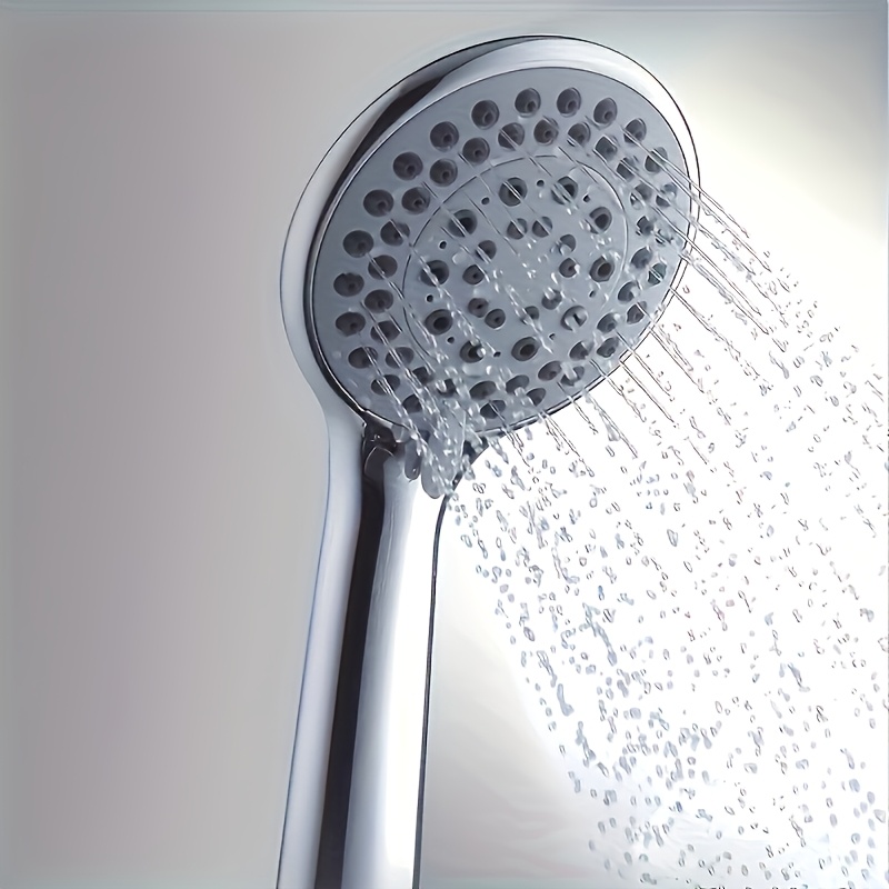 Image of 1pc/2pcs Multifunctional Shower Head, Large Panel Shower Head, Handheld Shower Head, Pressurized Shower Head, Suitable For Bathrooms, Hotels, Bathroom Additions, For Shower Use
