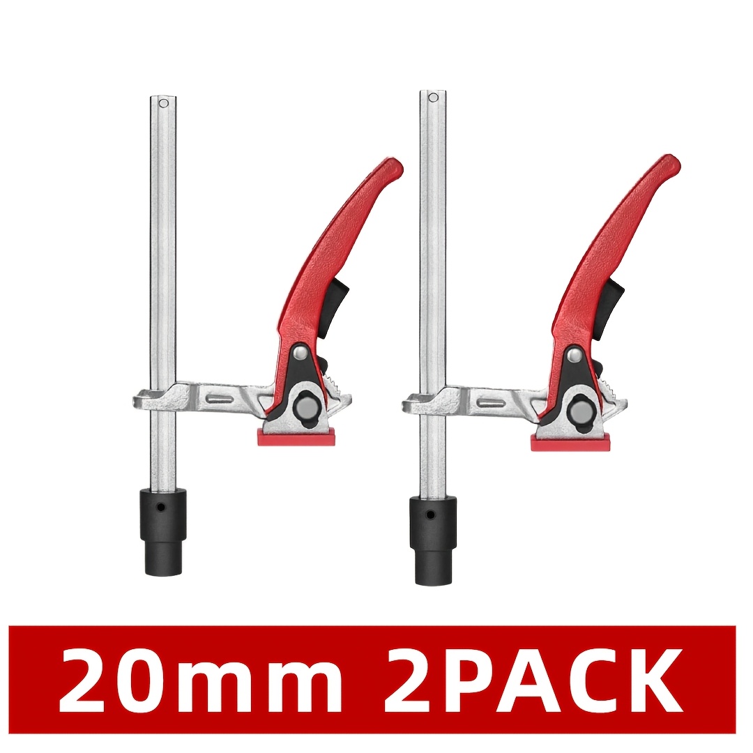 E-shop 19mm/20mm MFT Tischratschen-Schnellspannzwinge für Holzbearbeitung, Schwerlast-Holzspannzwingen-Set 1/2