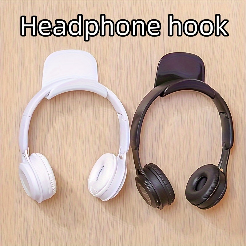 

1pc -mounted Headphone , , Plastic, , No-drill, For Earphones And Controllers, Entryway, Closet, Desk ,