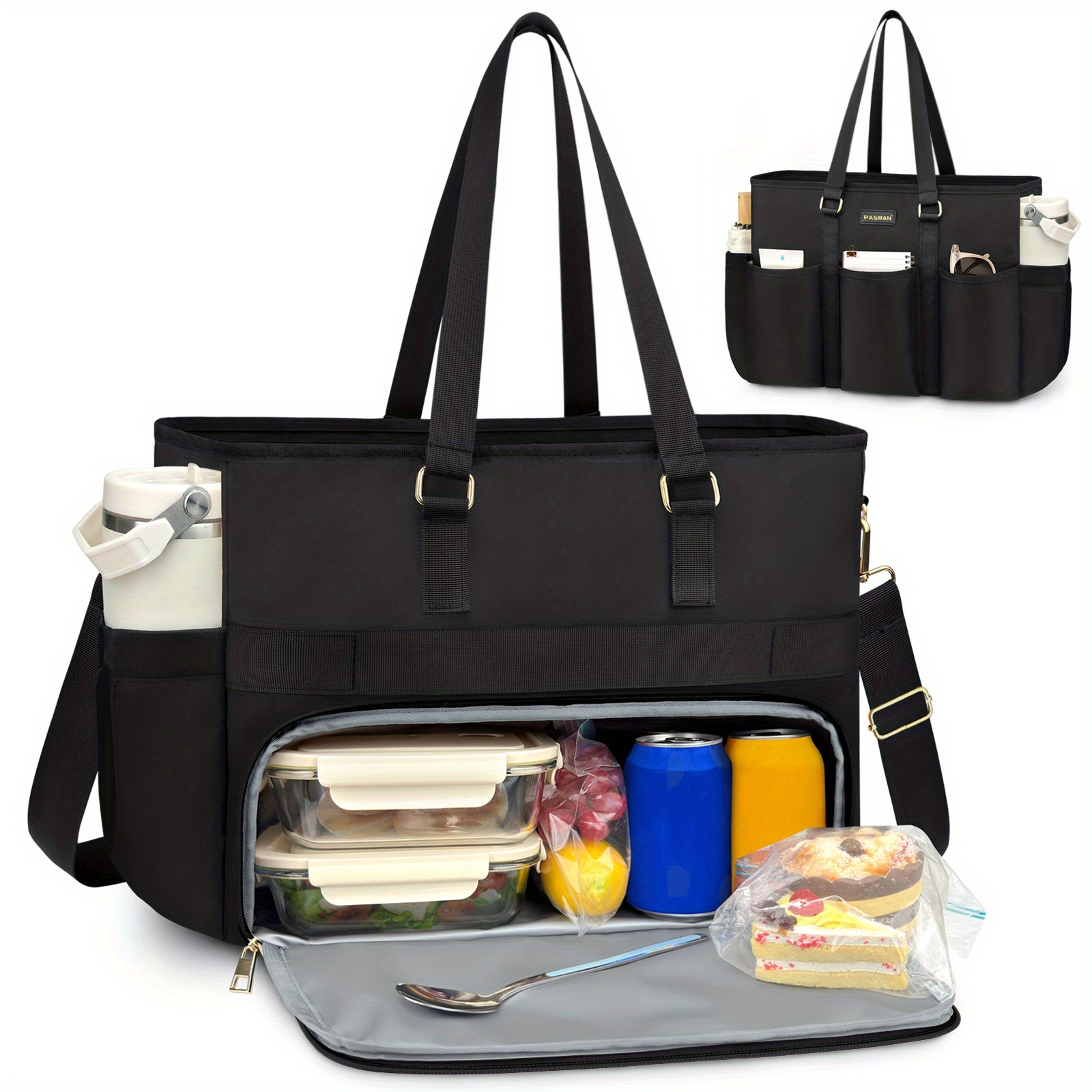 Borsa Da Infermiera Con Scomparto Per Laptop, Nylon, 40,6x16,5x30,5 Cm, 12 Tasche, Tracolla