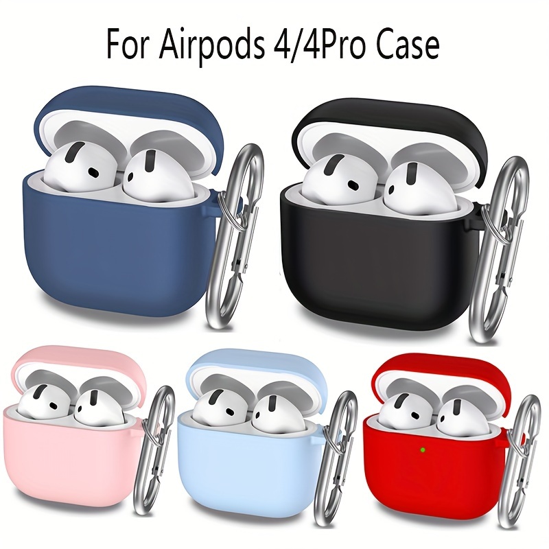 

Suitable For Airpods4 Earphone Case Silicone Earphone Shell Plain Color Protective Case For Airpods Wireless Earphone Protective Case Soft