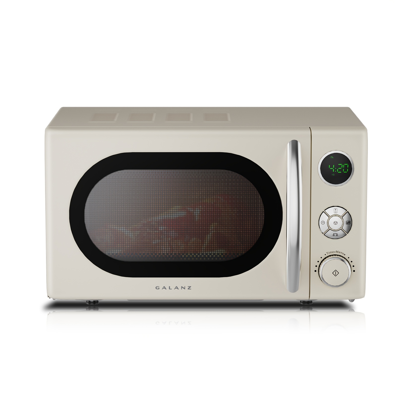 Image of Galanz 20l Large Capacity Retro Microwave Oven 700 Watt High Heating Six-speed Intelligent Defrosting With Digital Display Small Apartment Dormitory Special Does Not Space Small Microwave Oven