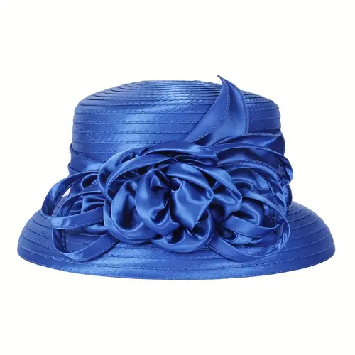 derby hat for women church tea party kentucky wedding cloche bowler hats vintage solid color