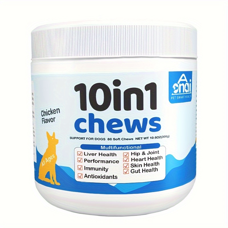 

Aonai 10-in-1 For Dogs - Liver, Skin, Gut, , Heart, Antioxidant, Performance & Joint Support -chicken Flavor 300g (0.66 Pounds)