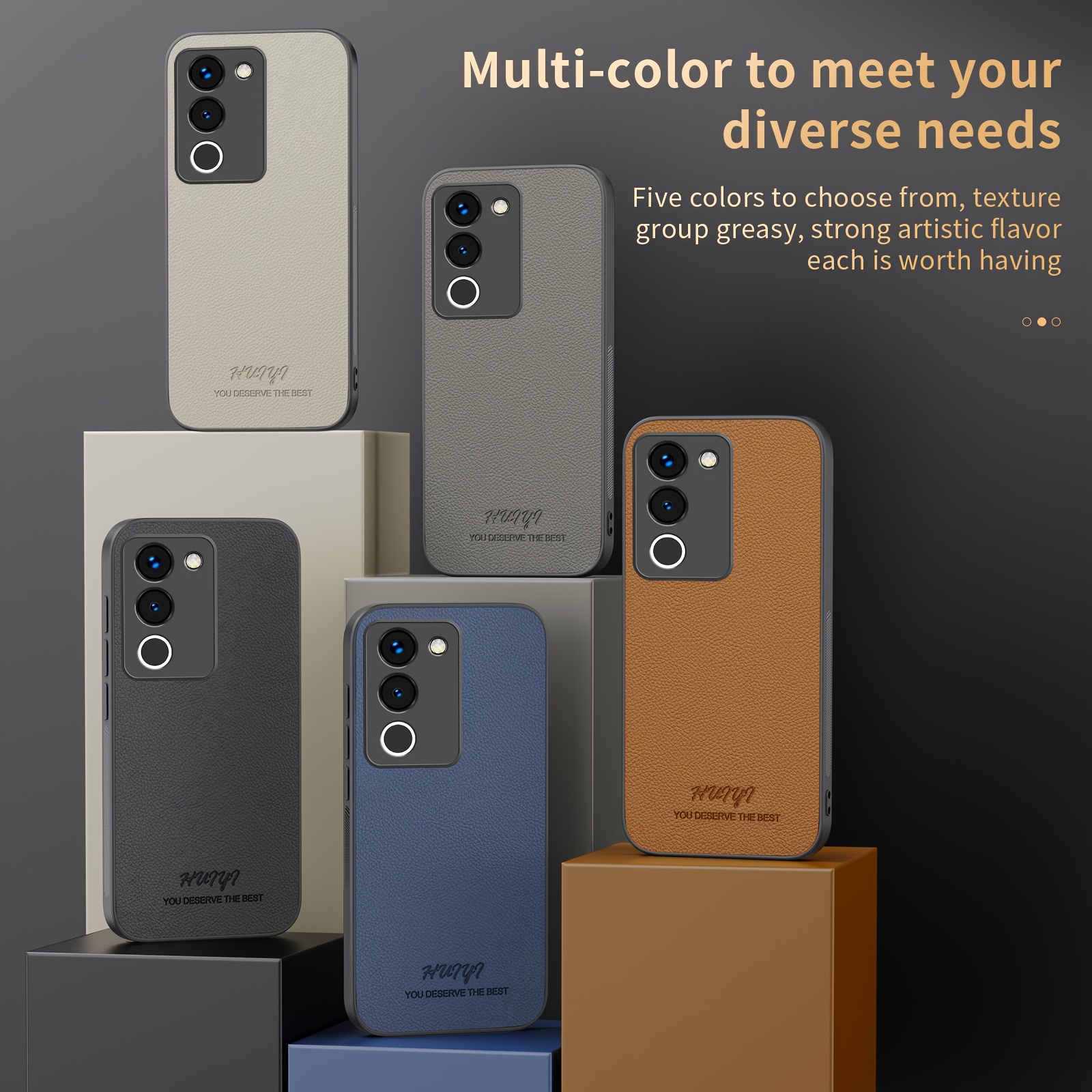 

A Stylish Magnetic Phone Case That Prevents Slipping And Fingerprints, For Vivo V27, V27e, V27 Pro, V29, V29e, And V29 Lite.