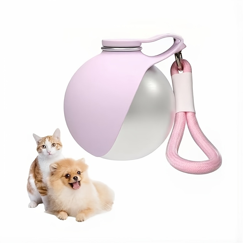 Pet Supplies 304 Stainless Steel Pet Water Bottle, 285ml Capacity Portable Bottle/cup, Portable Dog Travel Water Bottle, Leak-proof Travel Cup Suitable For Outdoor Use With Collapsible Bowl.