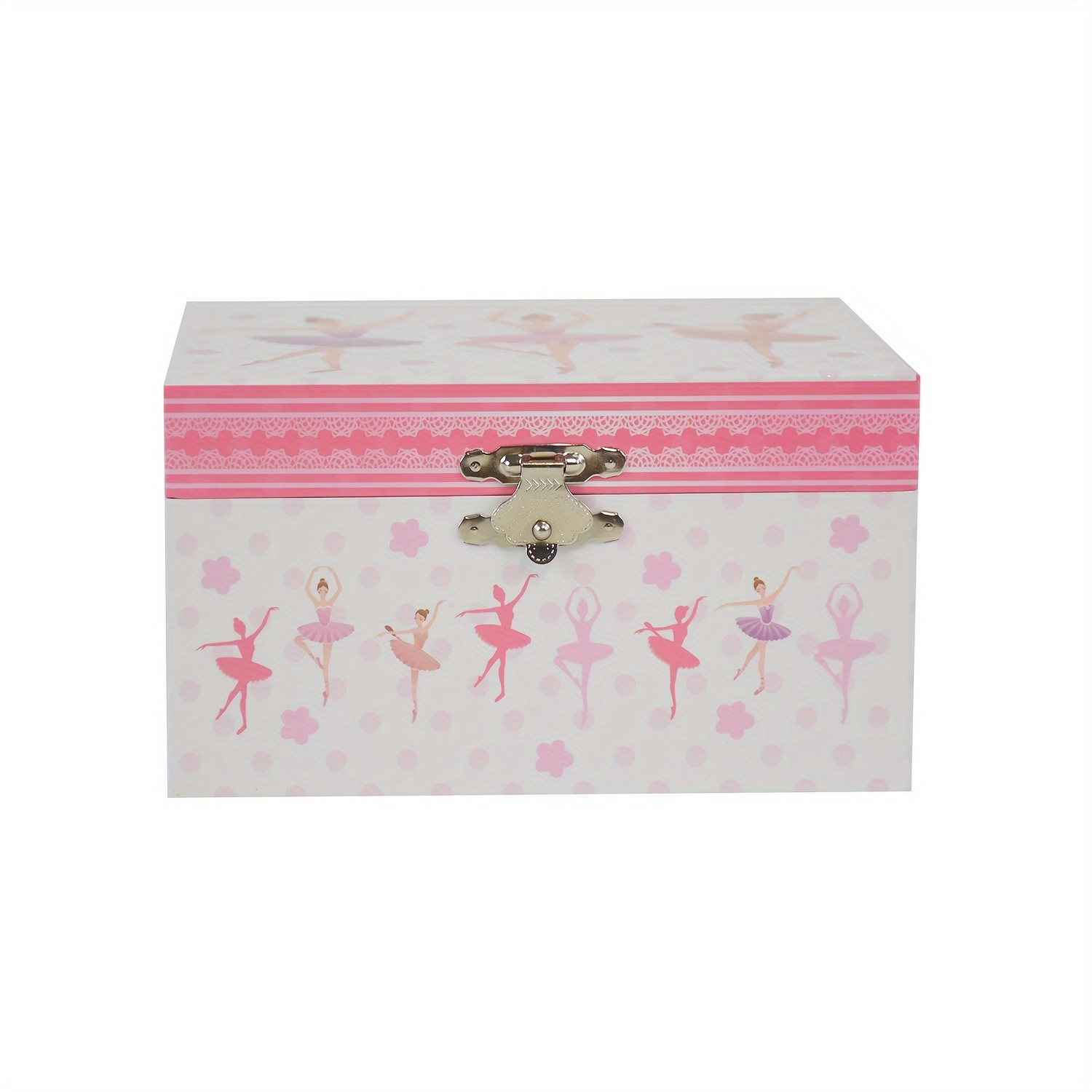 Image of Mechanical Hand-crank Music Box No Battery Required Jewelry Box Ballet Doll Rotating Music Box Girls Jewelry Storage Box Birthday Gift Christmas Gift