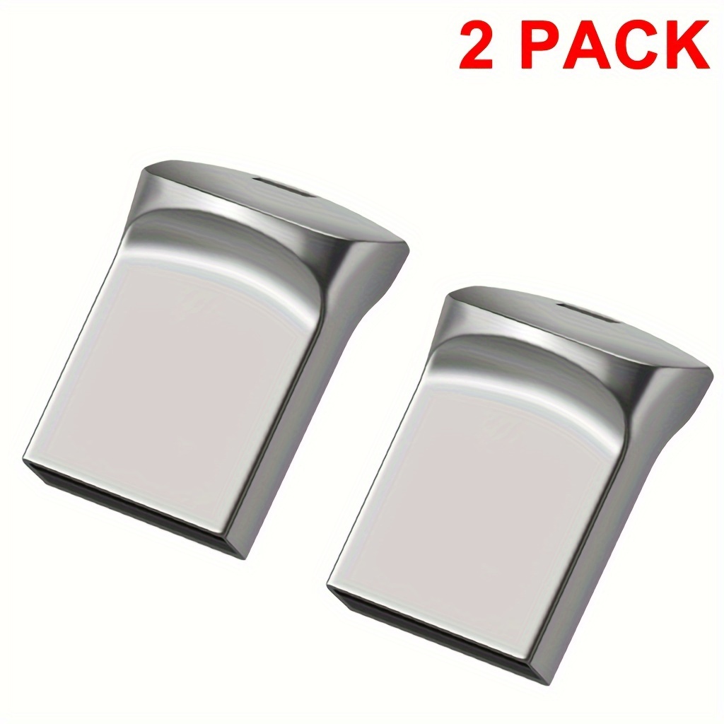Image of Set Of 2 Usb Flash Drives In Sizes From 128mb To 8gb, Designed For Data Storage And Transfer. Ideal For Tablets, Laptops, Devices, Drives Are Perfect For Backing Up Files, Data