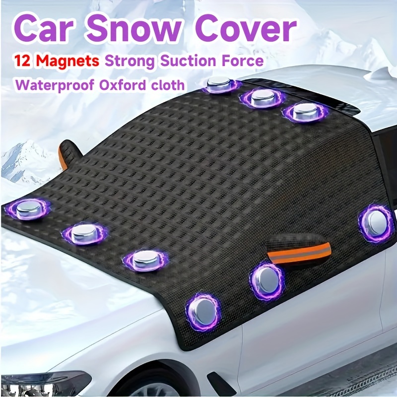 

Car With 12 Magnets - Uv Protection, Snow Protection, Dust Protection | Thickened Cover, Suitable For Outdoor And Indoor Use