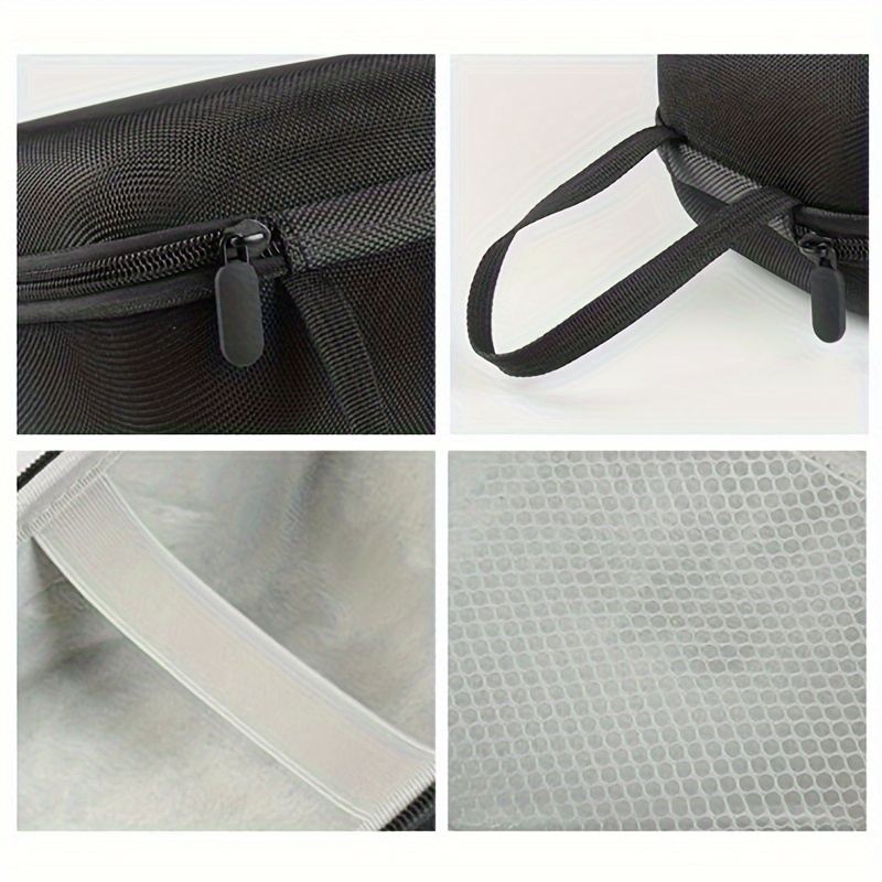 portable tool organizer case for blood pressure monitor durable carrying pouch with handle shockproof hard shell protection mesh pocket storage details 1