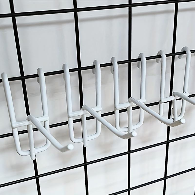 

20pcs Industrial Mesh Wall Hooks - , For Display & Organization In Stores, Garages, Offices