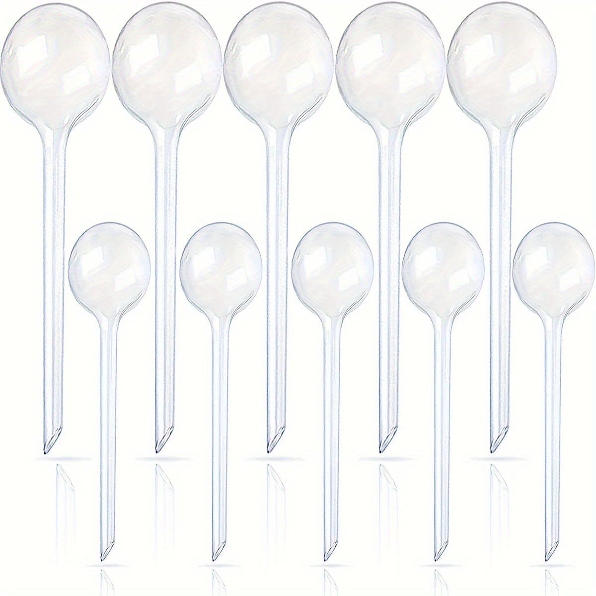

10pcs, Transparent Plant Watering Ball, Plastic Self Watering Light Bulb, Flower Automatic Watering Device, Garden Water For Indoor Outdoor