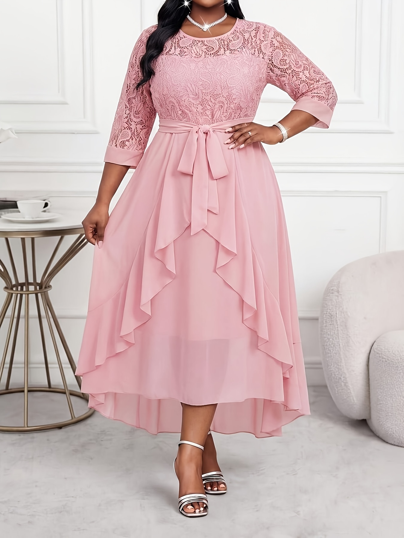 temu formal plus size dresses evening with sleeves sold on United States collection-popular-clothing
