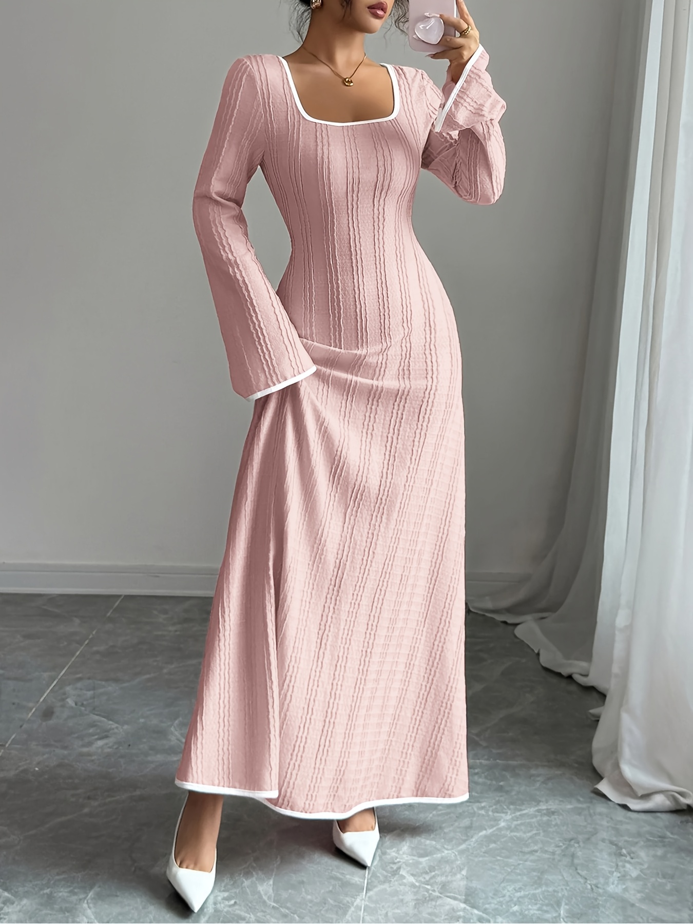 chinese dress ladies Amazon.com: HGps8w Elegant Evening Dress for Women Sequin Satin Patchwork  Empire Waist Long Sleeve Semi Formal Party Cocktail Maxi Dress : Clothing,  Shoes & Jewelry main image 1