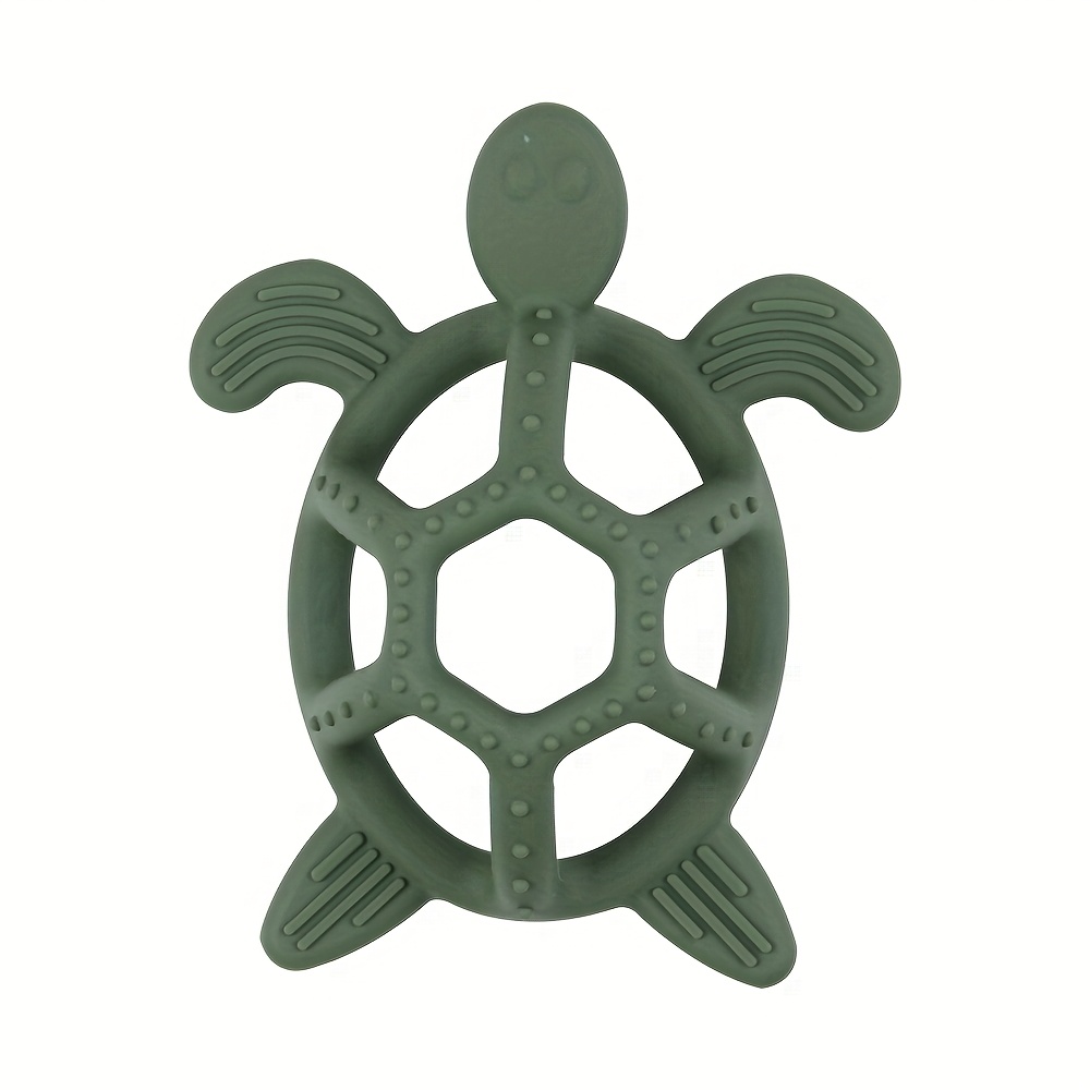 TYRY.HU Baby Turtle Teether Toy, Multi-Texture Chew Toy