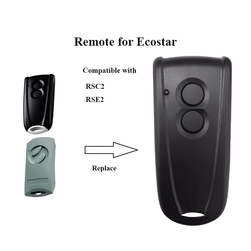 Telecomando di ricambio per porta del garage compatibile con Novoferm Novotron 502 MAX43-2 Novotron 512 MIX43-2 433,92MHz (2 pezzi