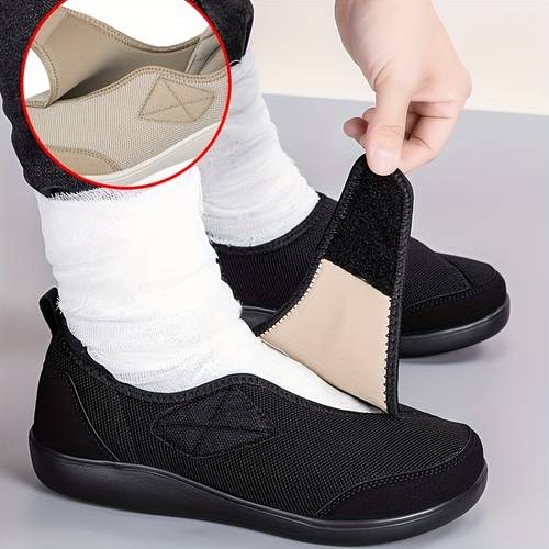 2025 new casual sneakers unisex low top lightweight everyday shoes with hook and loop closure sizes 37 45 wear rubber md sole fabric upper and lining solid