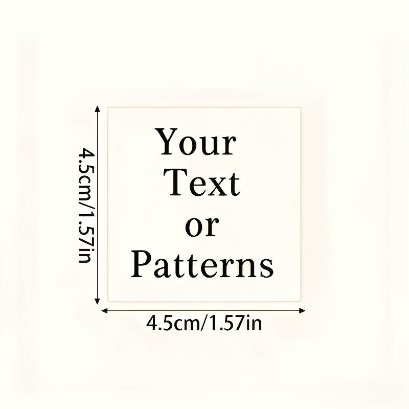 TEMU 90/60/30pcs Personalized Chocolate Packaging Labels | Custom Logo Candy Bar Stickers | Mini Self-adhesive Party Decorations | For Birthdays,