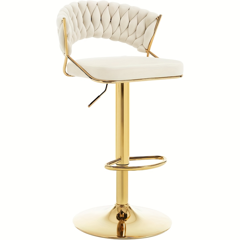 1pc Bar Stools Rotating Chair High Foot Stool Nordic Furniture Chairs Adjustable Height Barstools