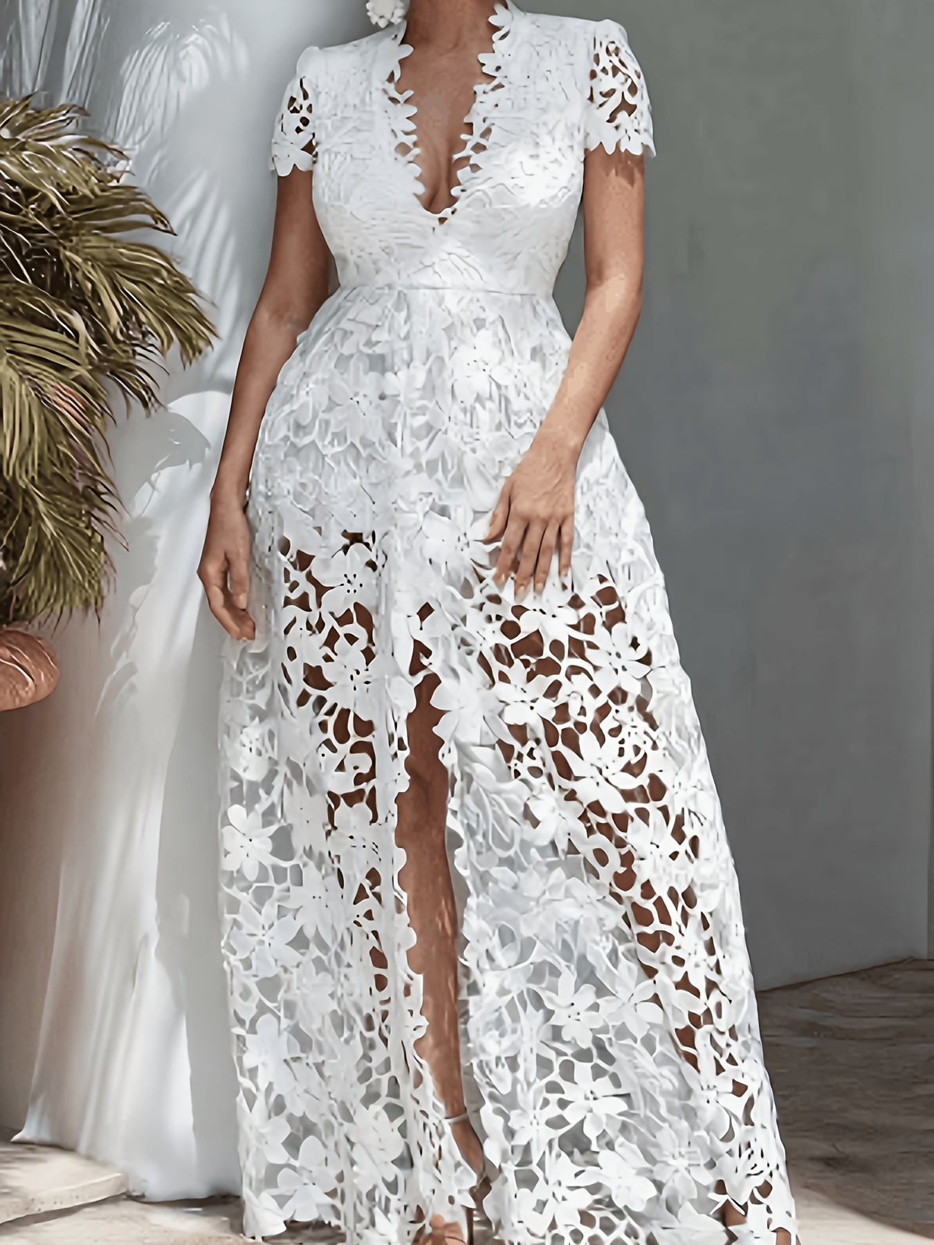 cheap white evening dresses White Formal Dress main image 1