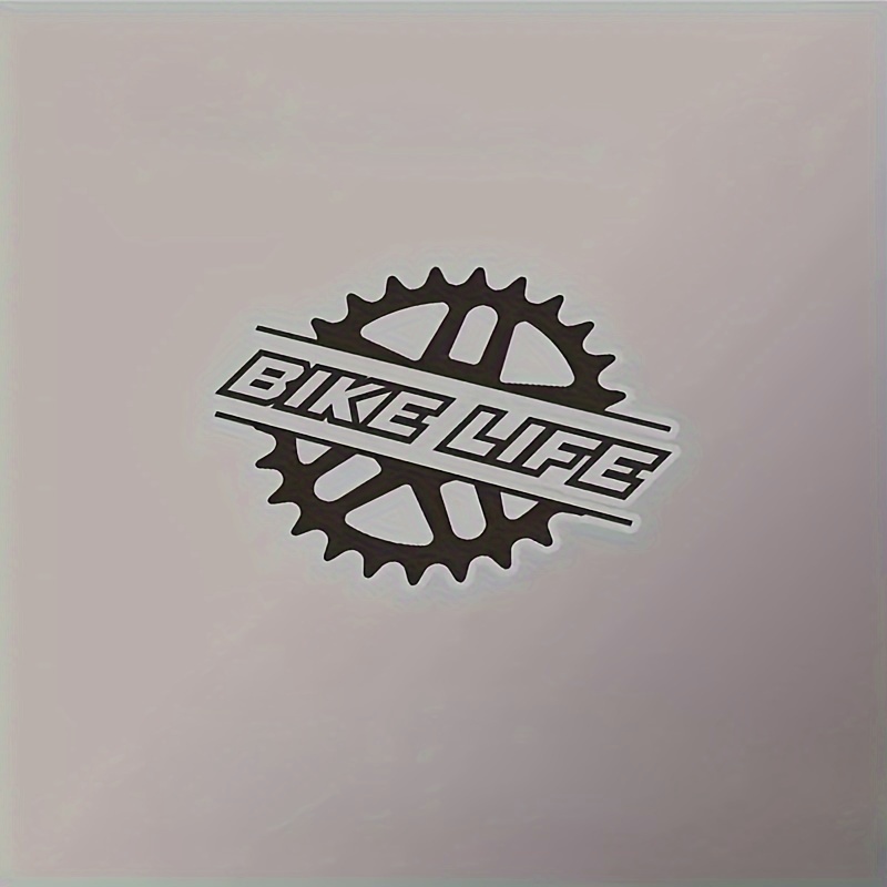 A Pvc Sticker For Bicycles - Waterproof Decoration For Bike Frames And Helmets, Suitable For Mountain Bikes And Additions For Christmas, Halloween, Thanksgiving, New Year, And Labor Day