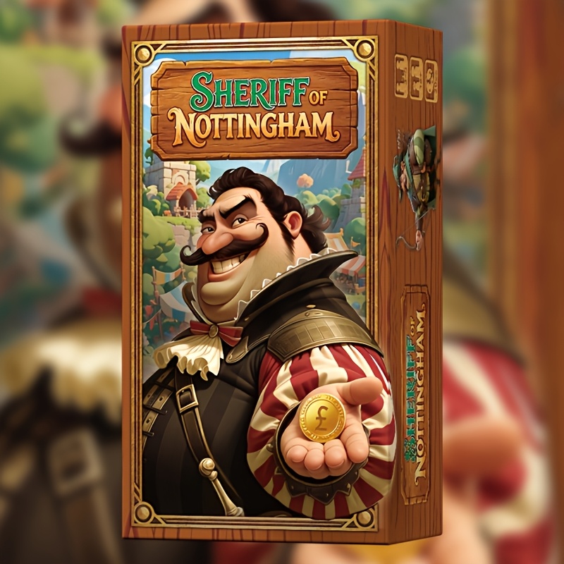 Juego de mesa Nottingham Sheriff para 3-5 jugadores - Juego de fiesta estratégico con t...