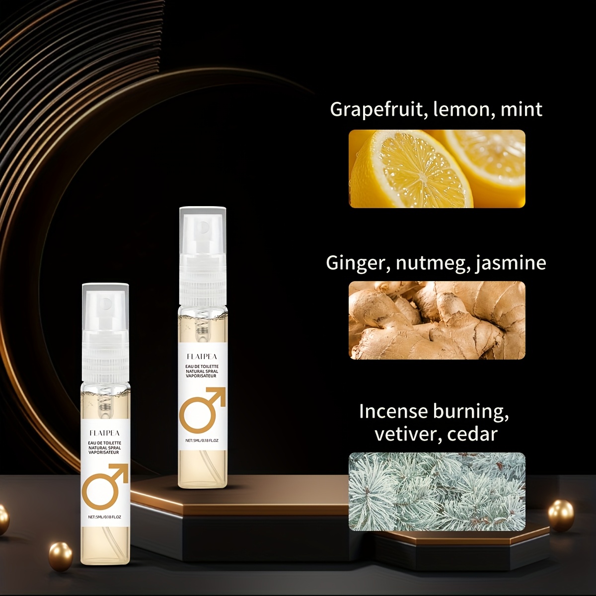 long lasting mens pheromone cologne 2pcs   night fragrance alcohol free best gift for him on valentines day Product details 1