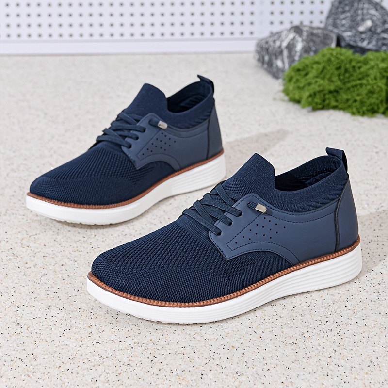 TEMU Zapatos Casuales para Hombre, Parte Superior Tejida, Ligeros, Transpirables, Cómodos, de Malla Tejida, Zapatos de Malla para Verano, Ultra