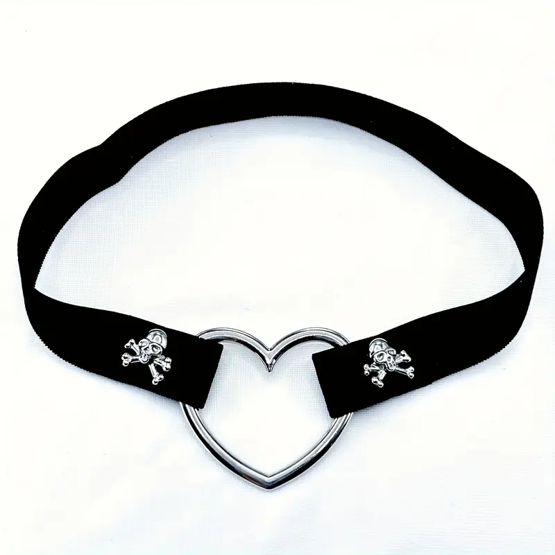 skull black white heart easy jk thigh ring harajuku - Temu Bahrain skull black white heart easy jk thigh ring harajuku - Temu Bahrain
