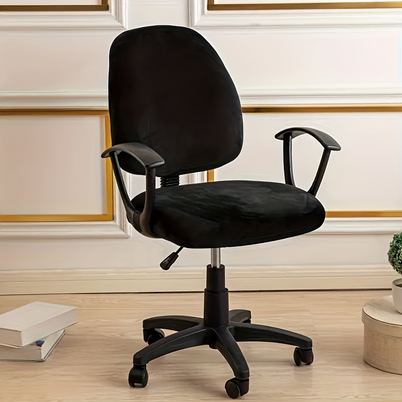 TEMU 2 piezas para silla de oficina dividida, elástica para asiento de silla de computadora para estudio en el hogar